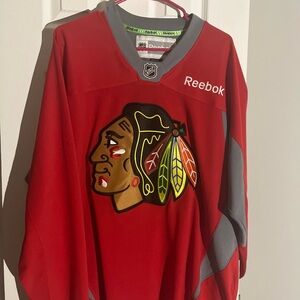 Reebok Red Blackhawks Jersey